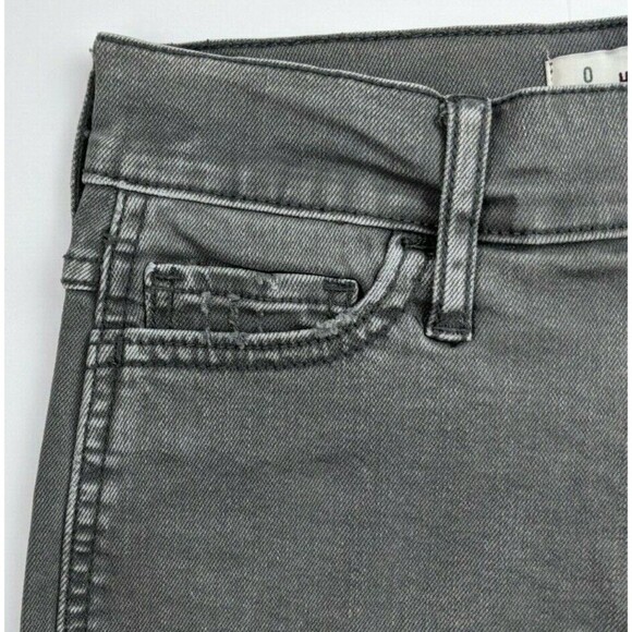 Hollister Jean Shorts  Women's Size 0 / w24  Gray Denim Cut-Off High Rise Shorts - Picture 3 of 7